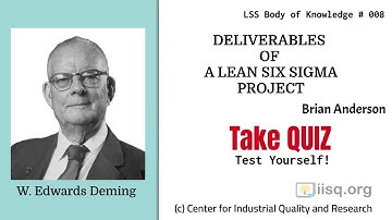 1131 Project Deliverables | Lean Six Sigma | Black Belt Certification | Quality Management