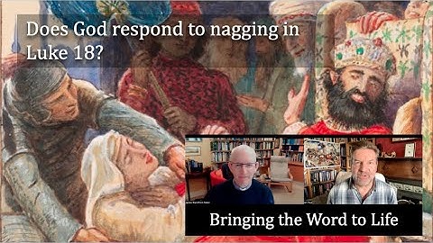 Parable of persistent widow Luke 18