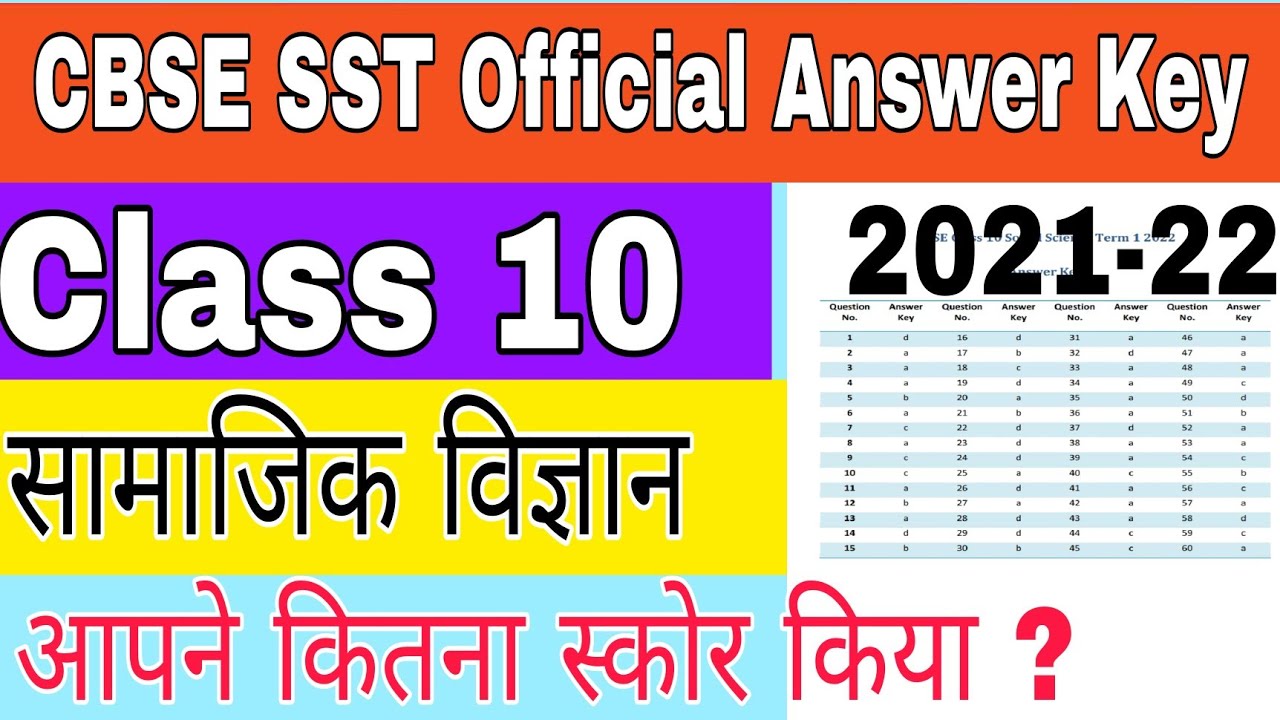 #Social_Science_Answer_Key_Class_10