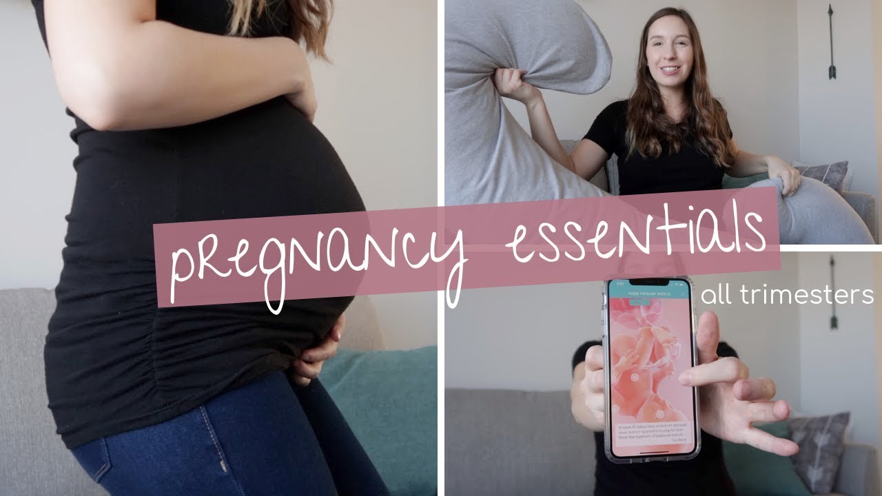 PREGNANCY ESSENTIALS! | Must-Haves To Survive Every Trimester
