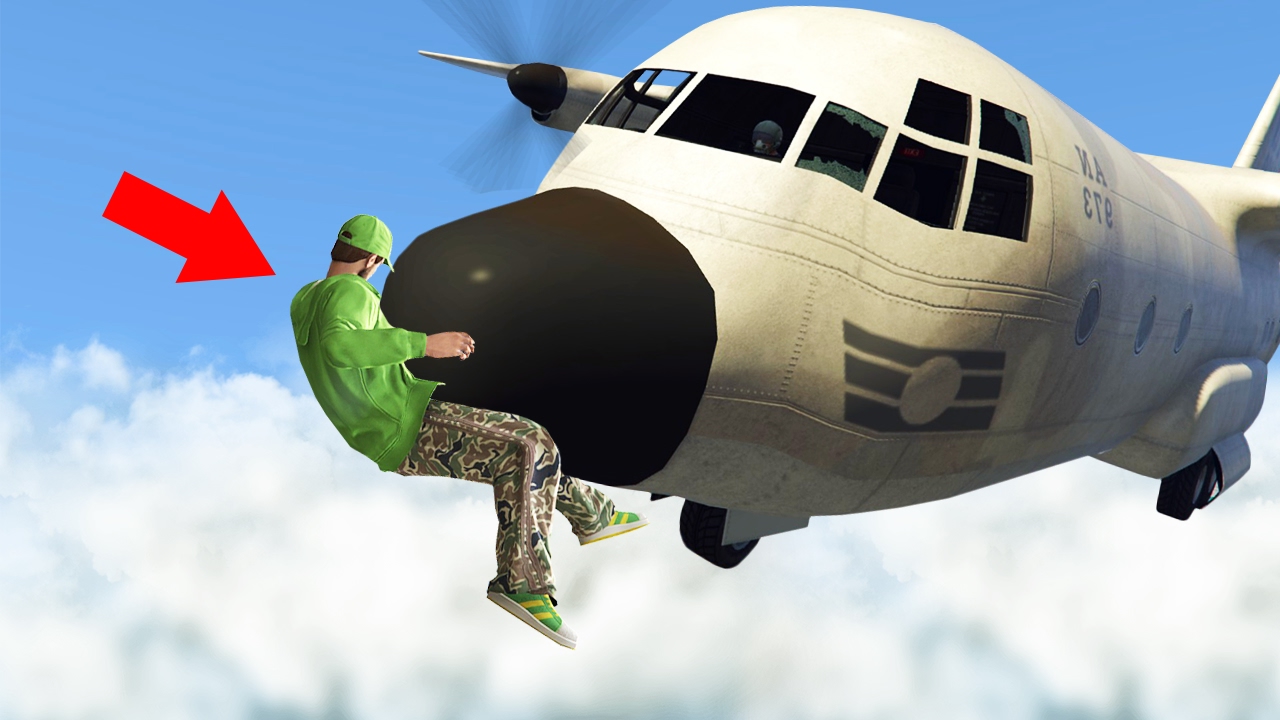 Titan Planes Vs Runners Gta 5 Funny Moments Youtube