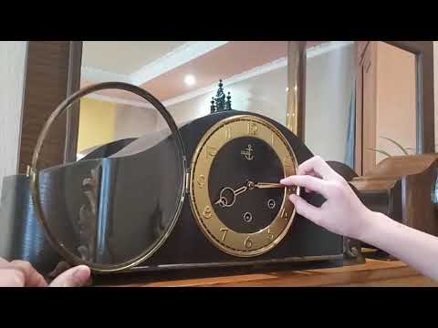 Бій четвертного накамінного годинника Gold Anker