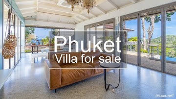 Villas For Sale: Elegant Thai-style Sea View Pool Villa near Surin Beach - Phuket.Net Real Estate