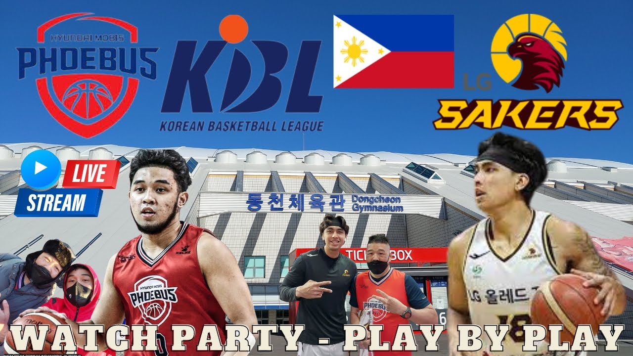 Ulsan Hyundai Mobis Phoebus vs Changwon LG Sakers - KBL Live - Fan Chat - Watch Party - Play By Play