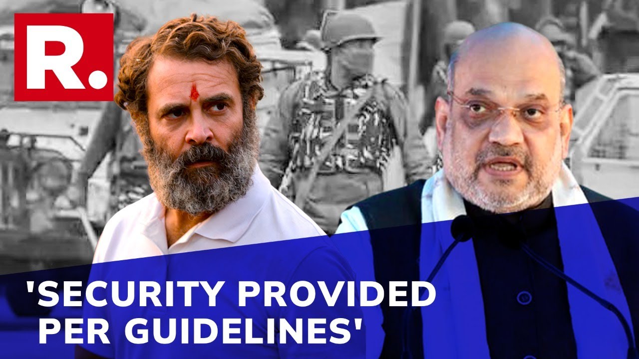 CRPF Replies To Rahul Gandhi After Congress' Letter To Amit Shah Over Security Concerns