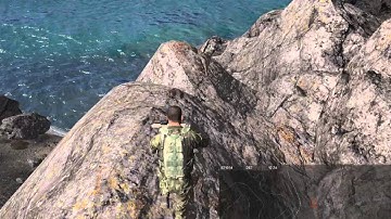 My New Jump Script For Arma 3 In Action... Rocks Glorious Rocks (Player Damage Is On)