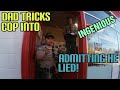 DAD TRICKS COP INTO ADMITTING HE LIED, ABOUT PULLING OVER HIS SON!