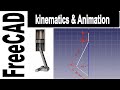 FreeCAD: kinematics Skeleton and Animation via a Master Sketch and Python Tutorial