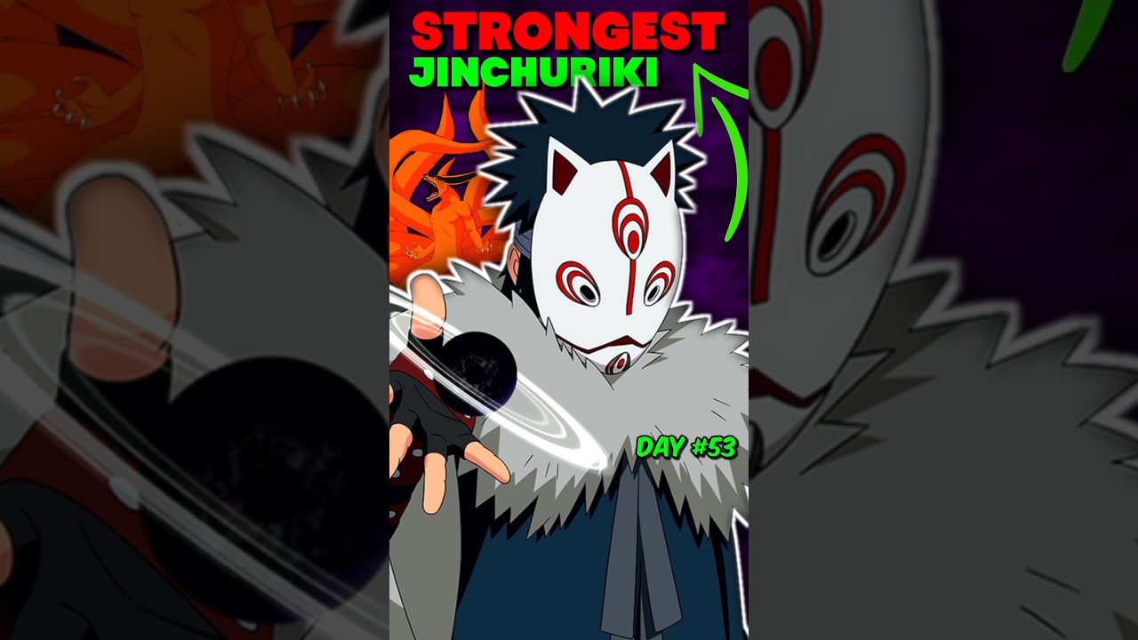 STRONGEST JINCHURIKI OF KURAMA 🔥 | 53/100 ANIME HARD | #anime #naruto #shorts