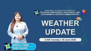 Public Weather Forecast issued at 5:00 AM | June 16, 2026 - Tuesday