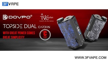 DOVPO Topside Dual Carbon 200W YIHI Chip TC VW Squonk Box Mod