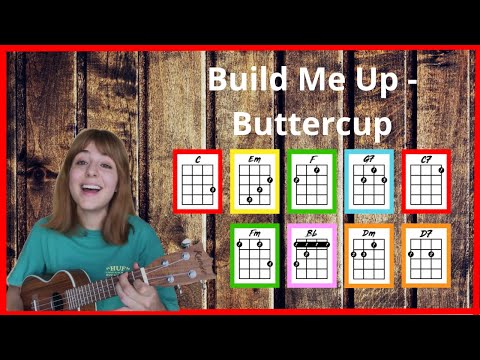 ⚒ BUILD ME UP BUTTERCUP (The Foundations) - Ukelele Cover Play - Along, Lyrics & Chords