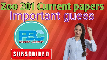 Zoo 201 Midterm Preparations|| 100% Guess||current papers 2022.