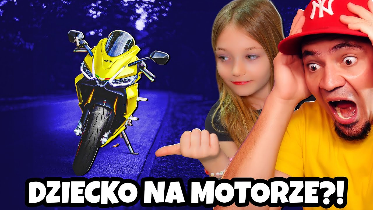 🏍️ MOTOVLOG : LARA I JEJ PIERWSZY PRZEJAZD NA MOTORZE! | Juniorsky Vlog