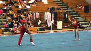 Anna Blough & Brian Coffey, Junior Elite 12-18 Mixed Pair, Dynamic Routine, Acrobatic Gymnastics