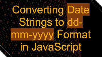 Converting Date Strings to dd-mm-yyyy Format in JavaScript