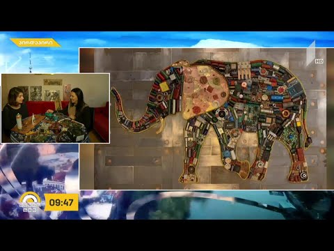 #ახალიდღე  იურისტი, რომელმაც პანდემიის დროს დაშლილი ტექნიკის ნაწილებისგან ნამუშევრების შექმნა დაიწყო