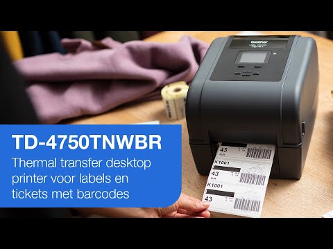 Brother TD-4750TNWBR - 4 inch thermal transfer labelprinter