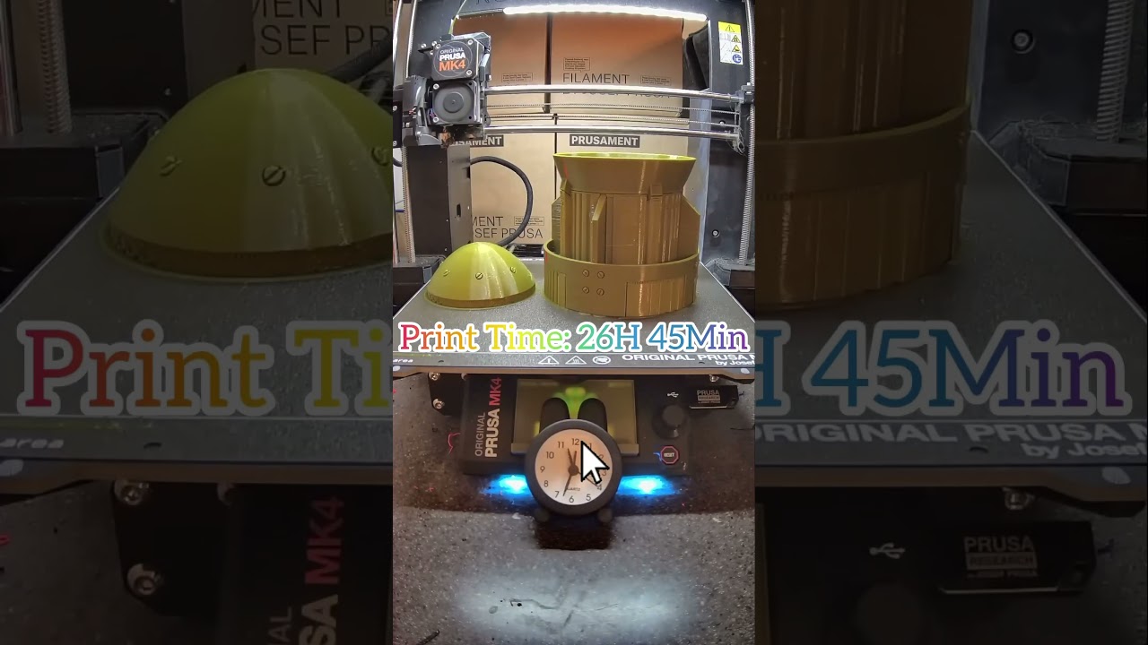 Best 3D Print Timelapse: Fallout Mini Nuke - piggybank.@Prusa3D 