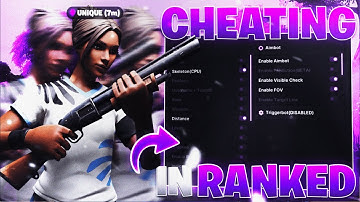 Fortnite cheating in UNREAL Lobbies! │ Ft.Unique Private 📘