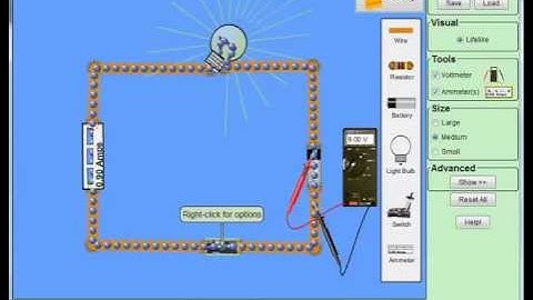 Creating a Series Circuit with Phet Simulation