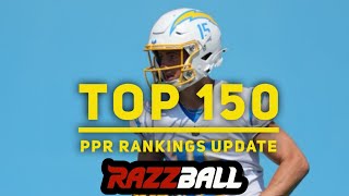 Top 150 PPR Rankings Riser - Ladd McConkey