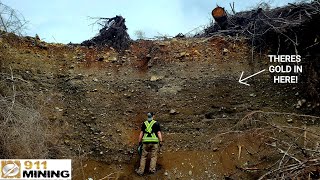 Ancient Riverbed Layer Contains Gold & Blacksands!