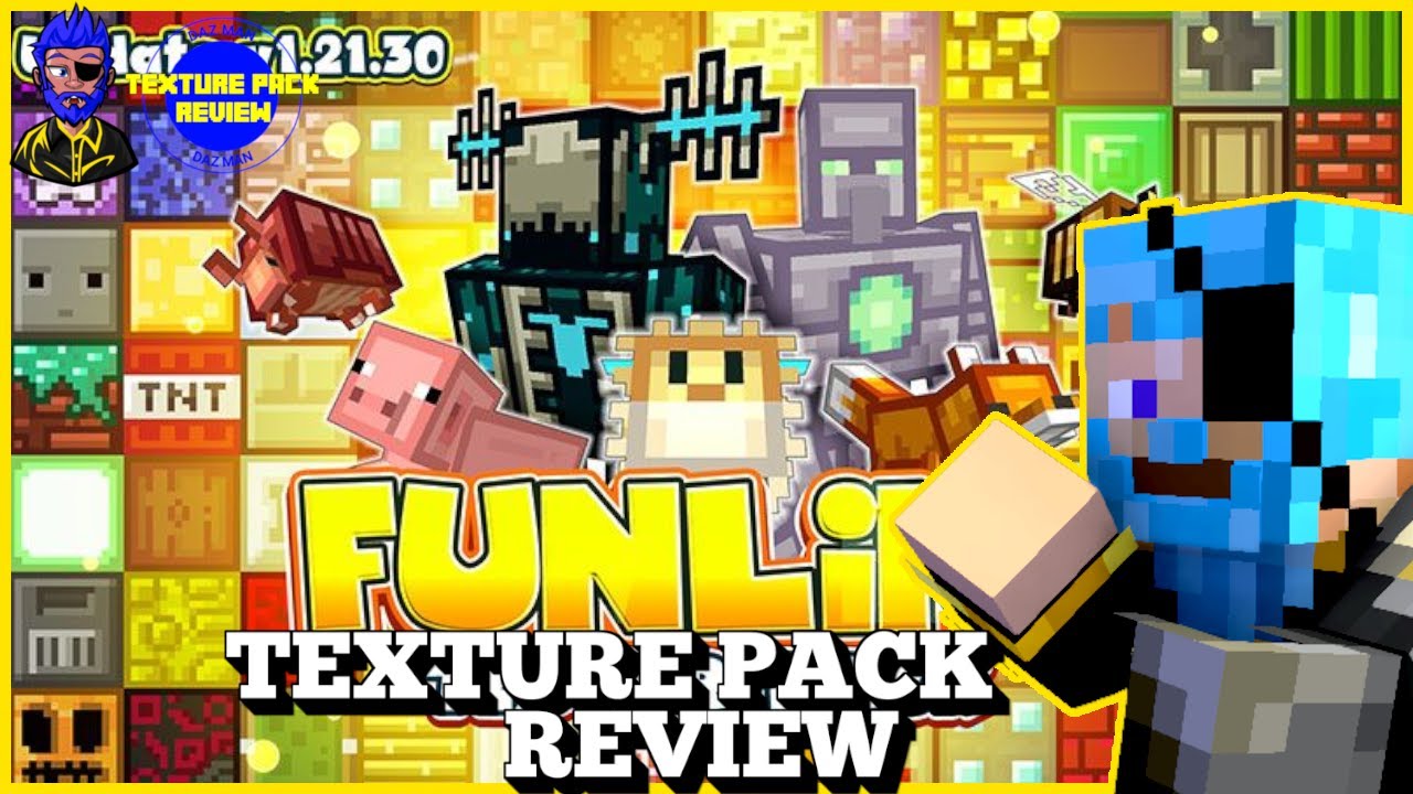 Daz Man Reviews Funline Texture Pack In Minecraft Bedrock! Minecraft ...