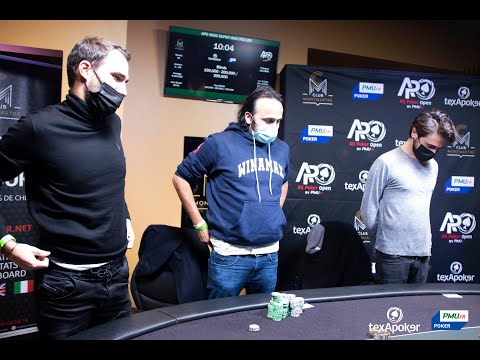 Table Finale Super High Roller 5 000€ APO Montmartre 2022