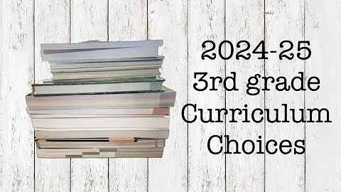 3rd GRADE HOMESCHOOL CURRICULUM CHOICES||2024-2025| Veteran HOMESCHOOL MOM|