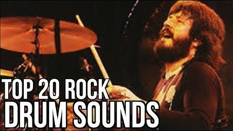 TOP 20 GREATEST DRUM SOUNDS OF ALL TIME