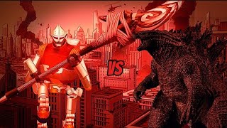 Jet Jaguar vs Godzilla Legendary