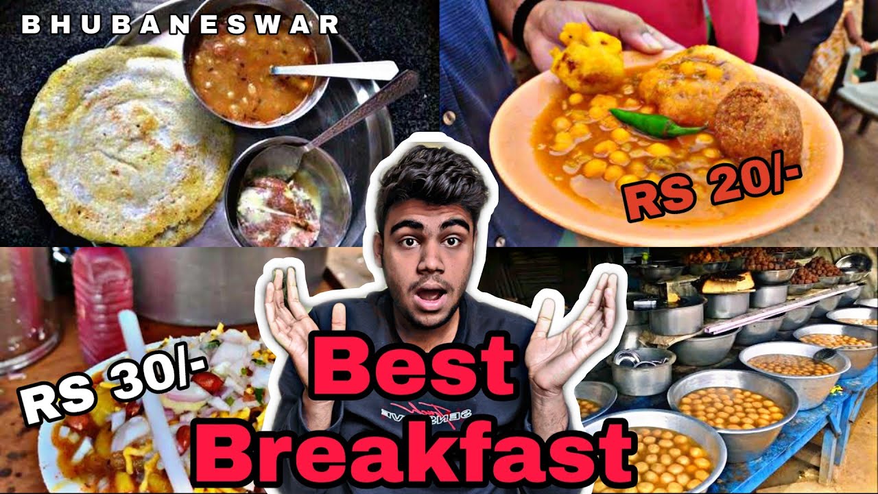 Best Breakfast in Bhubaneswar my first vlog Bhubaneswar best food