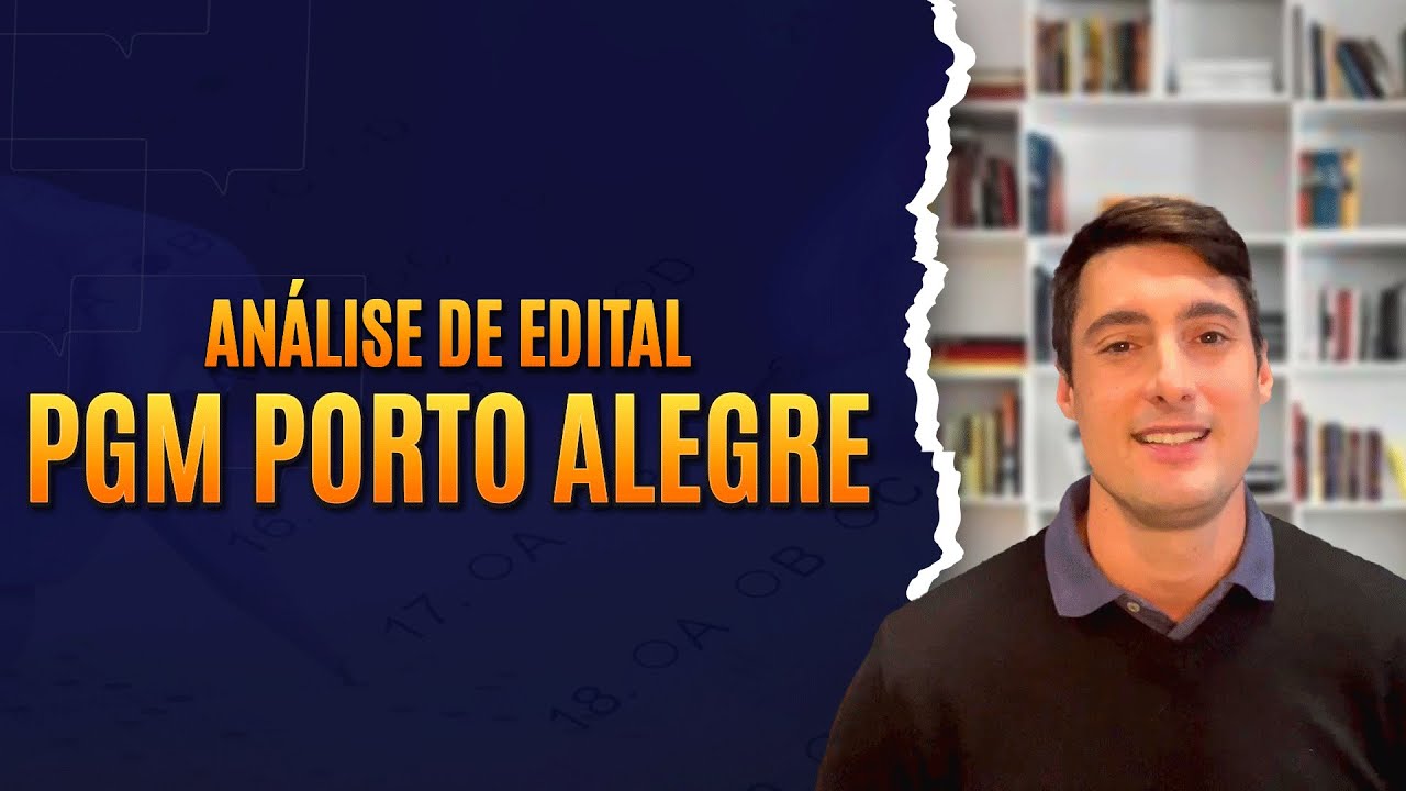 An lise Do Edital Da PGM Porto Alegre YouTube