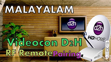 #videocond2h How to Pair Videocon D2H RF Remote in  Minutes | D2H Remote Pairing in malayalam