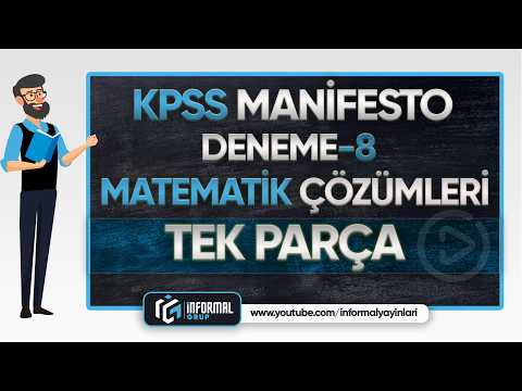 KPSS Manifesto Coğrafya Soruları ve Çözümleri | DENEME-8