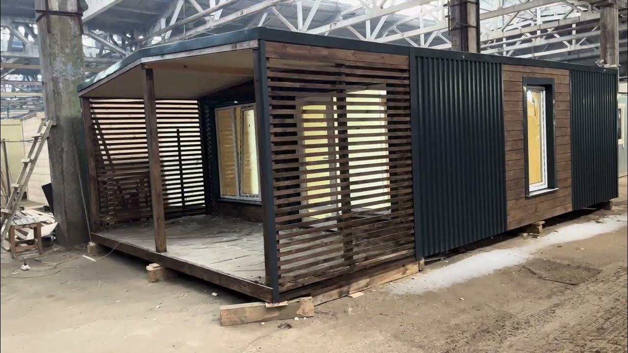 Металлический блок контейнер 6х2.4 метра Утепление 50 мм Металлическая дверь Окн