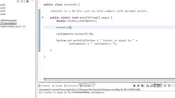 Mastering Java Programming(Section 14 -Declaring and Using Floating Point Variables)