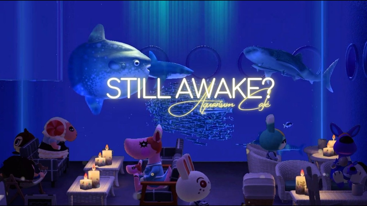 No More Lonely Nights | 2AM Aquarium Café 🌙 Cozy Lofi for Tired Parents (Sleep & Relax)