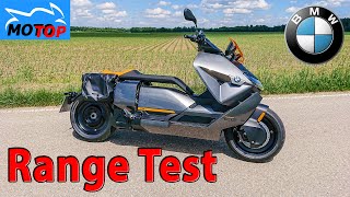 BMW CE 04 (2022)  RANGE TEST  130+ km