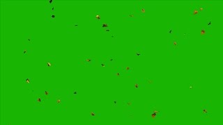 4K, Falling Leaves Green Screen, Autumn Leaves, UHD.