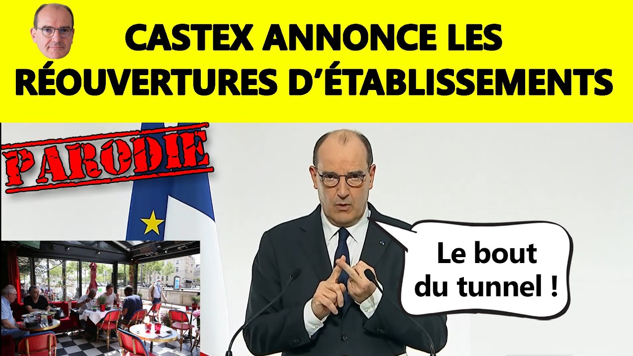 [Parodie] Castex 18h 🇫🇷 Jean Castex annonce les réouvertures d'établissements (11 mars 2021)