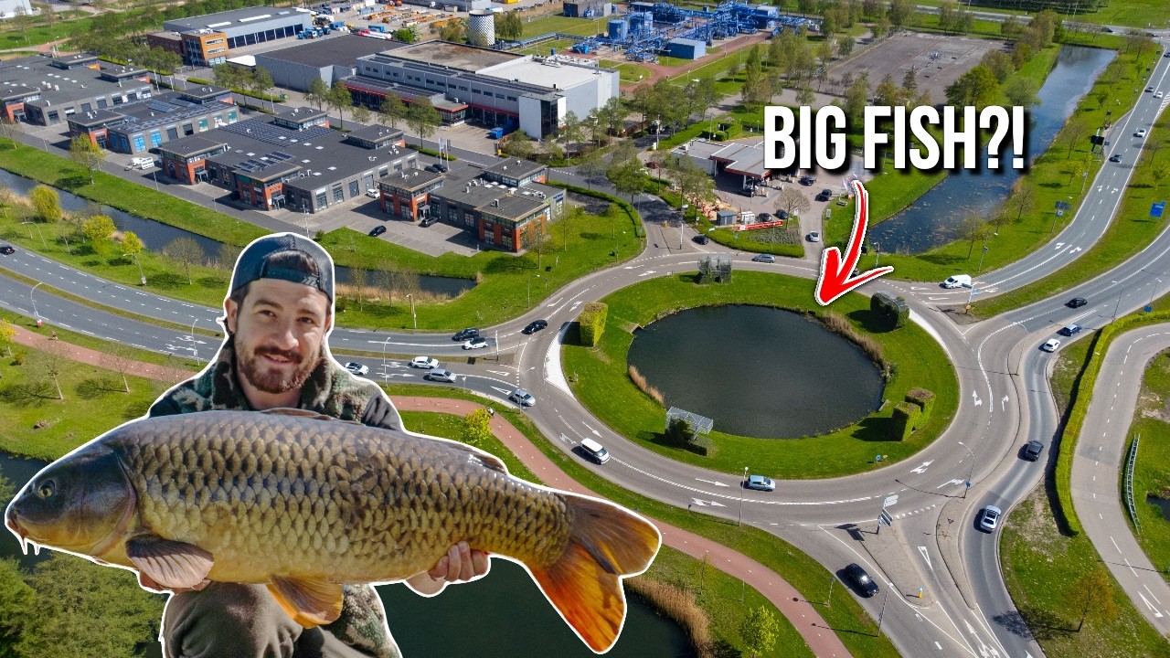Fishing in the Middle of a Roundabout?! - 72-HOUR URBAN CARP FISHING