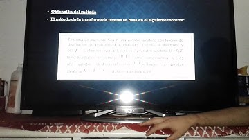 Método Transformada inversa, Simulación - Parte 1