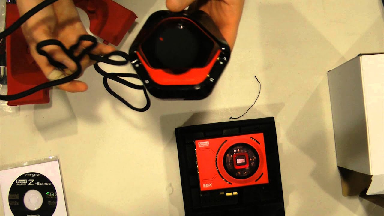 Creative Sound Card Zx Unboxing - YouTube