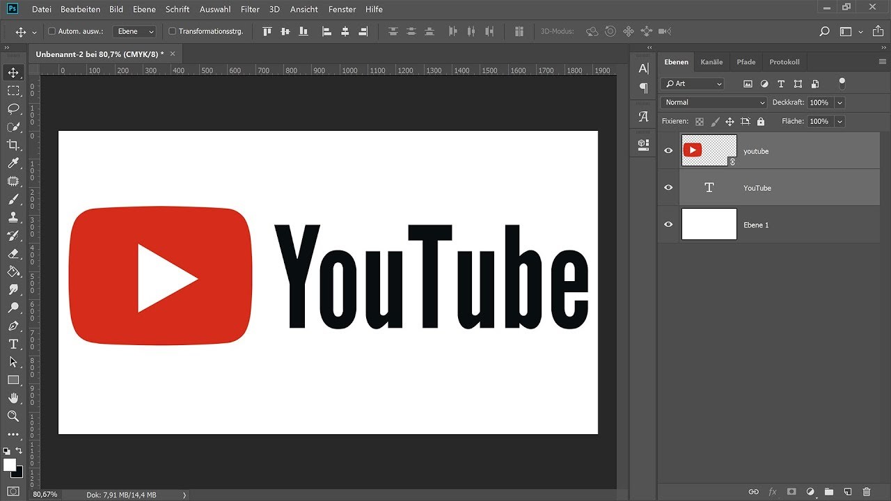 Logo Erstellen Photoshop Tutorial Youtube