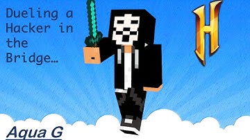 DESTROYING A HACKER-Hypixel Bridge Duels