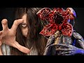 Demogorgon and girl from the ring horror movie  diy