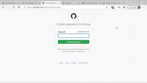Databricks Dev Ops GitHub Config Git Integration