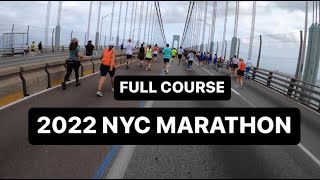 How to run the New York City Marathon from the very back | FULL COURSE HD
